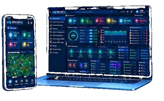 MihirSoft BD Dashboard - Desktop and Mobile
